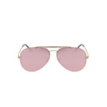 LENTES RAY BAN RB3584N 9052E4 AVIATOR BLAZE ROSA  DORADO