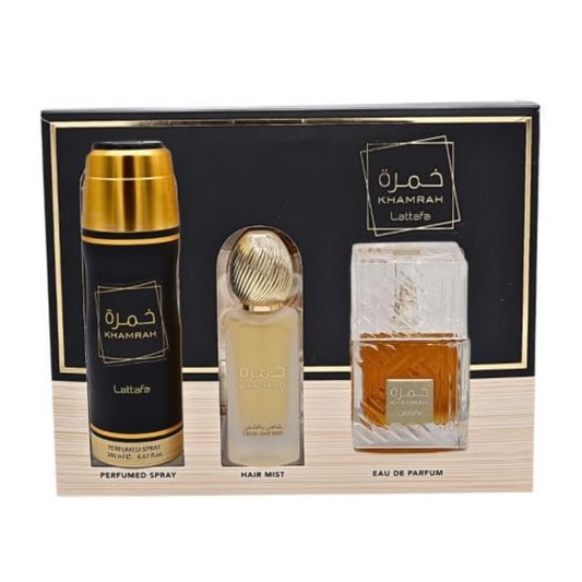 SET PERFUME LATTAFA KHAMRAH EDP 100ML