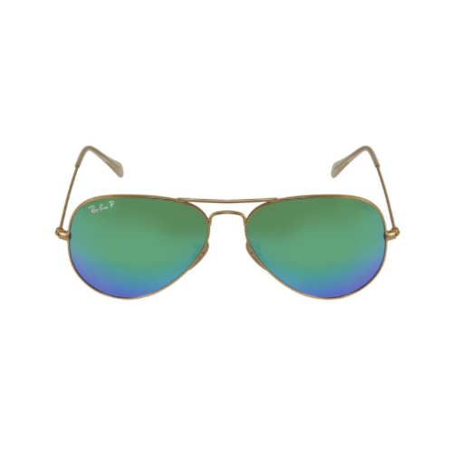 LENTES RAY BAN Rb3025 112/P9 AVIATOR POLARIZADO VERDE ESPEJO DORADO