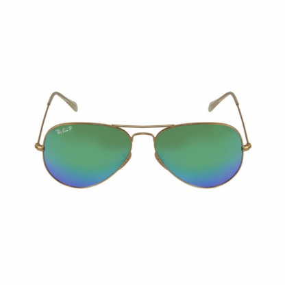 LENTES RAY BAN Rb3025 112/P9 AVIATOR POLARIZADO VERDE ESPEJO DORADO