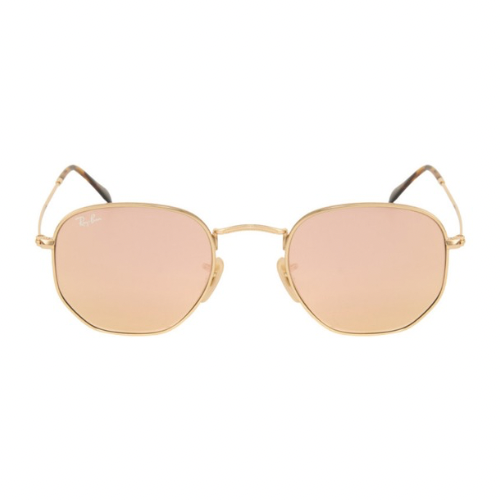 LENTES RAY BAN Rb3548n 001/z2 HEXAGONAL ROSA ESPEJO DORADO