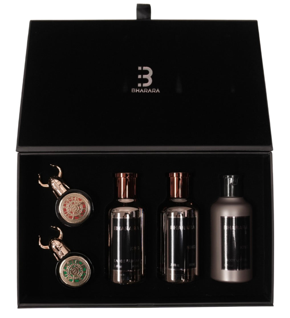 SET PERFUME BHARARA 6PC KING EDP 100ML