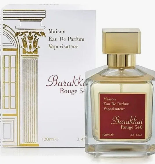 PERFUME FRAGRANCE WORLD BARAKKAT ROUGE 540 WHITE EDP 100ML