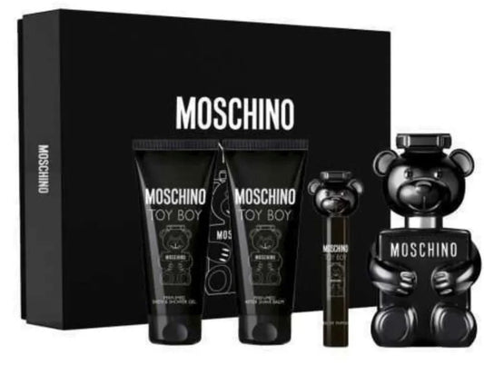 SET PERFUME MOSCHINO TOY BOY 4PCS MEN EDP 100ML
