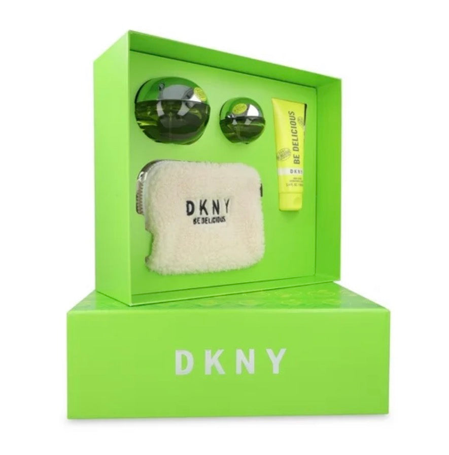SET PERFUME DKNY BE DELICIUS 4 PIEZAS EDP 100ML