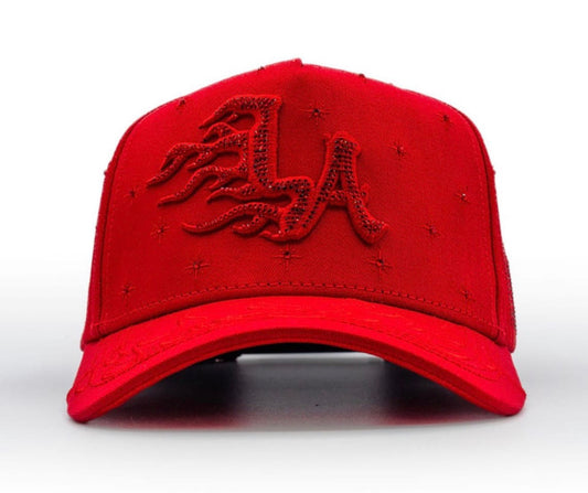 GORRA LA FLAMAS RED KLAN