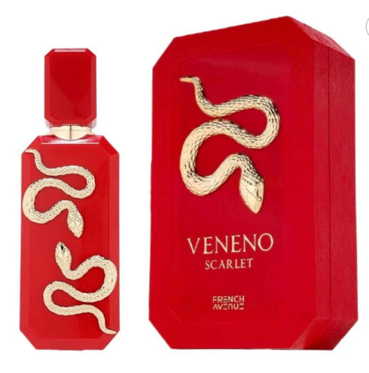 PERFUME FRENCH AVENUE VENENO SCARLET EXTRAIT DE PARFUM 100ML