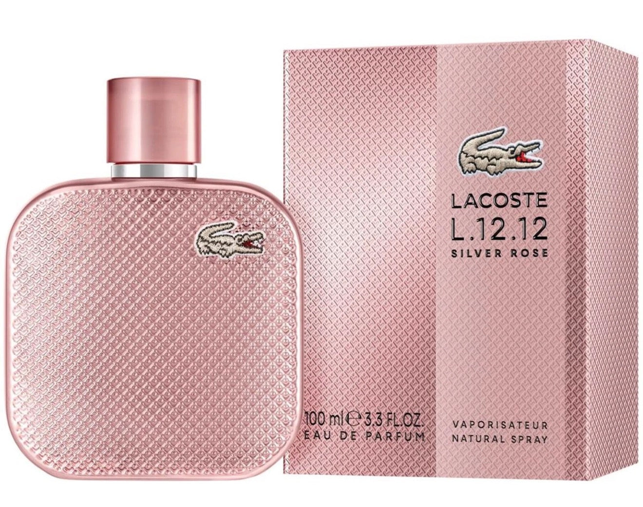 PERFUME LACOSTE L.12.12 SILVER ROSE EDP 100ML