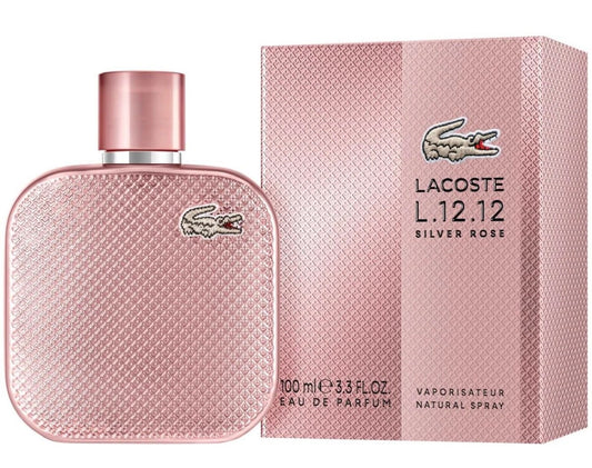 PERFUME LACOSTE L.12.12 SILVER ROSE EDP 100ML