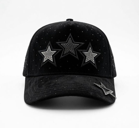 GORRA 3 STARS TOTAL BLACK