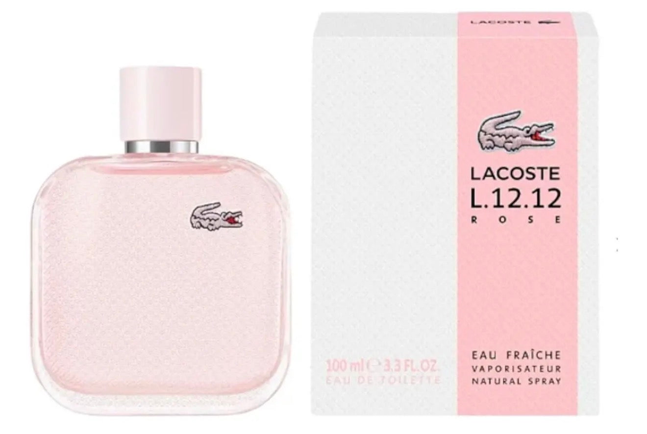 PERFUME LACOSTE L 12.12 ROSE EAU FRAICHE 100ML