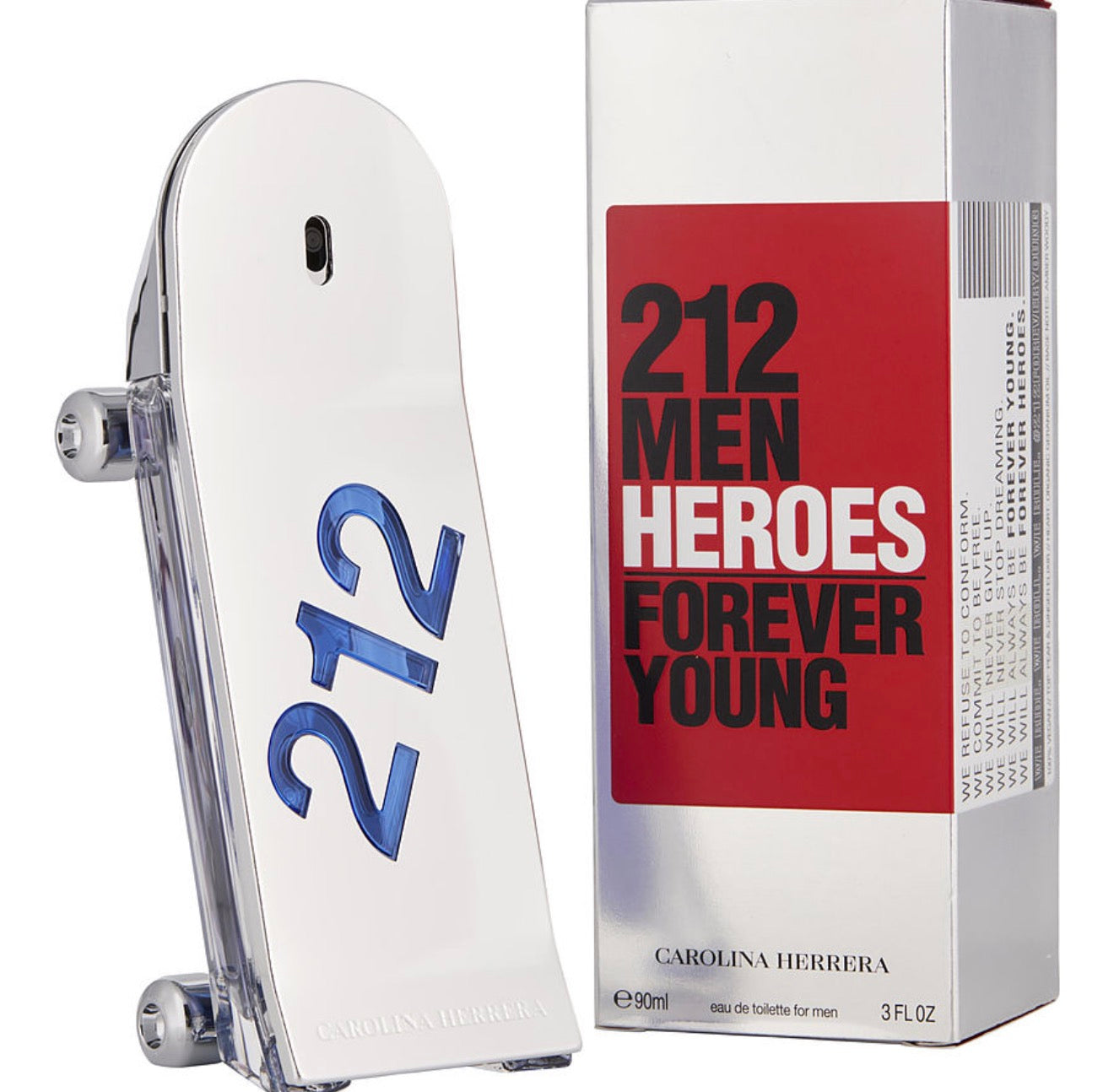 PERFUME CAROLINA HERRERA 212 MEN HEROES FOREVER YOUNG EDT 90ML