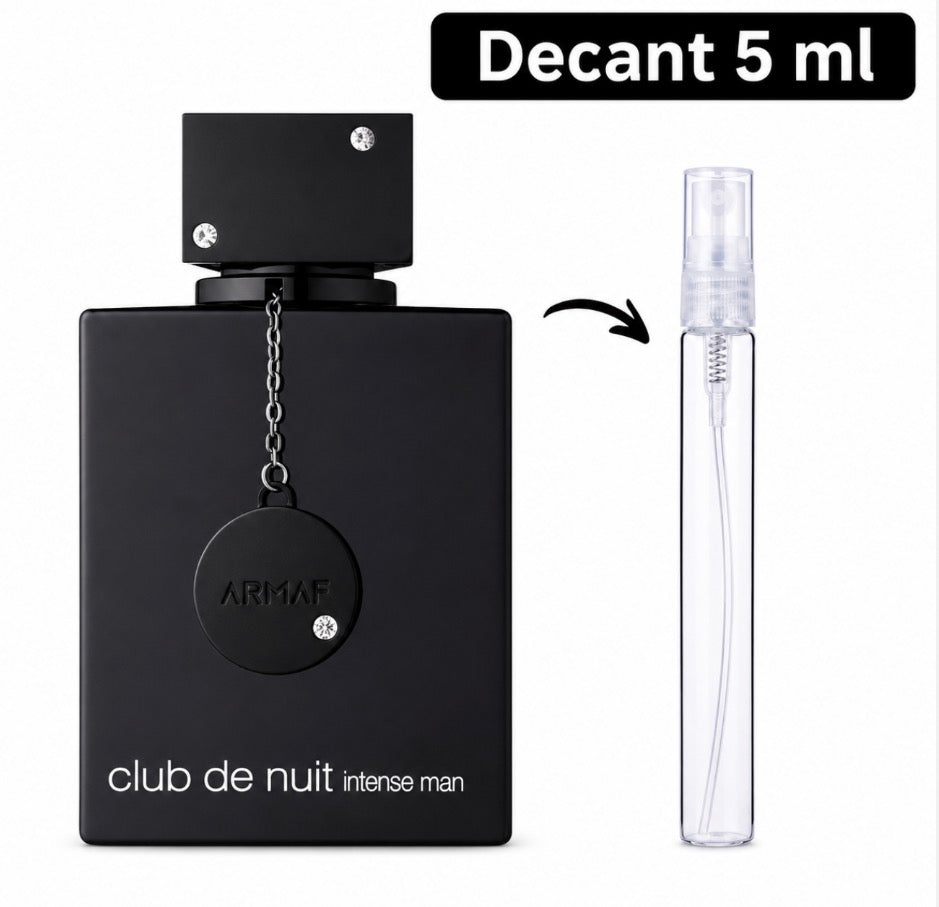 DECANT PERFUME ARMAF CLUB DE NUIT INTENSE MAN EDT 5ML