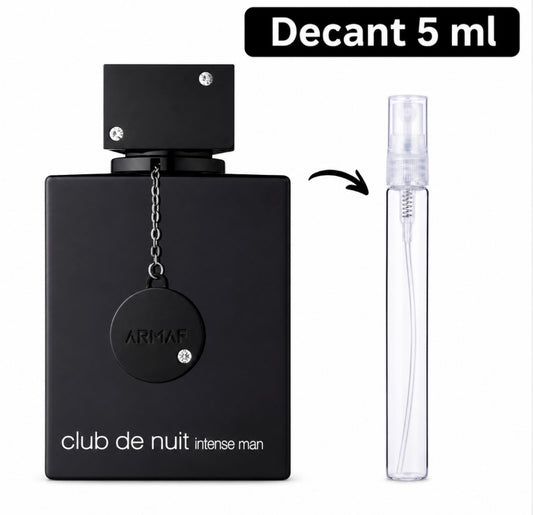 DECANT PERFUME ARMAF CLUB DE NUIT INTENSE MAN EDT 5ML