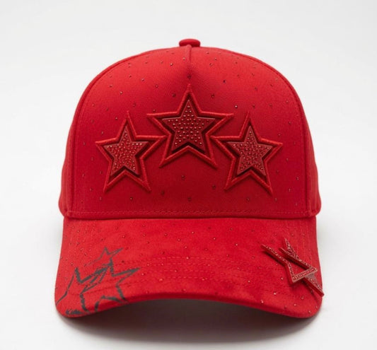 GORRA 3 STARS RED