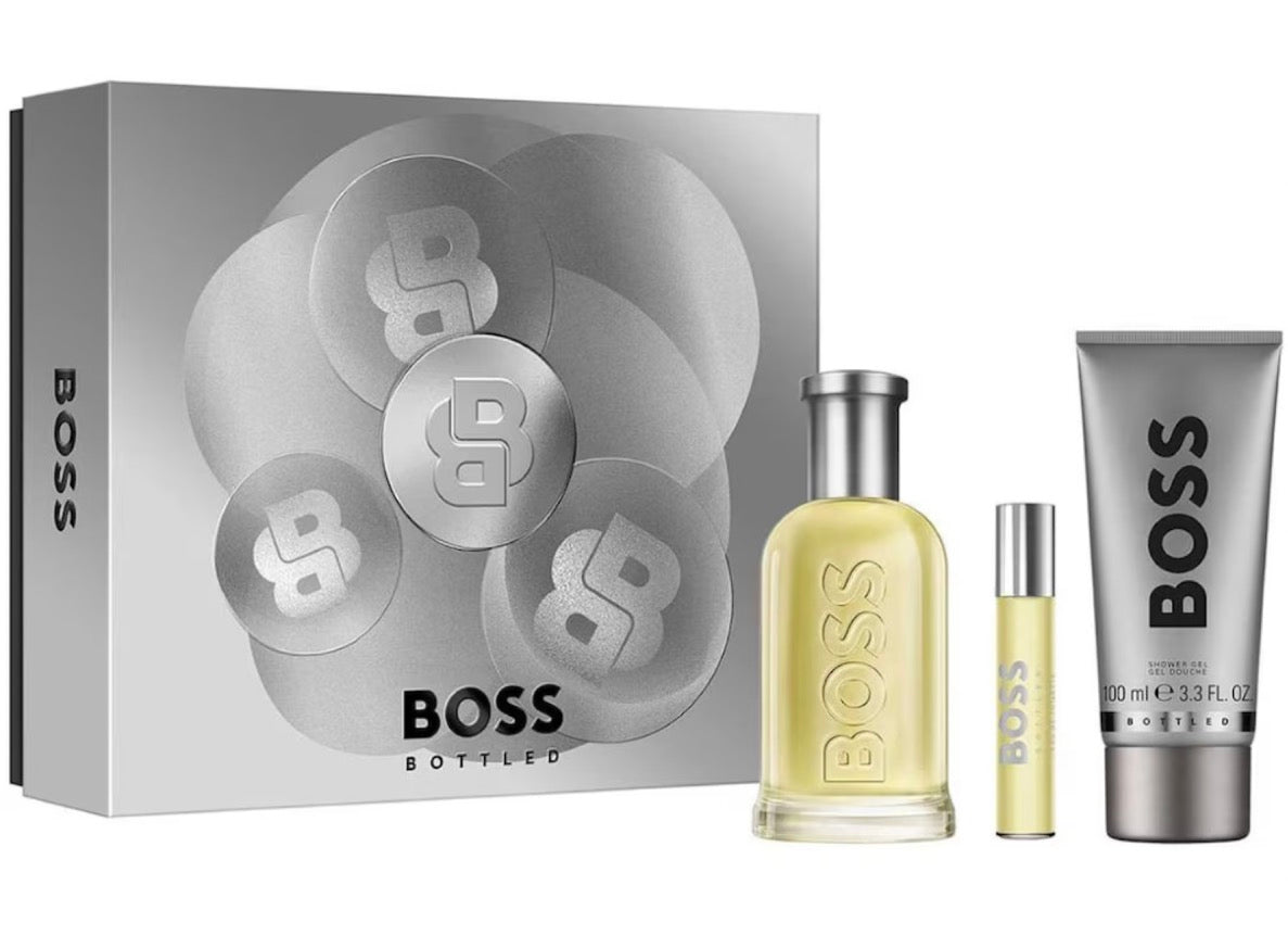 SET PERFUME HB HUGO BOSS 3PC BOSS BOTTLED EDT 100ML