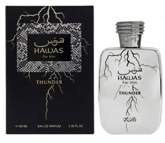 PERFUME RASASI HAWAS THUNDER EDP DE 100 ML PARA CABALLERO