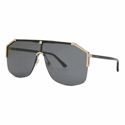 LENTES GUCCI GG0291S 001 NEW AVIATOR SQUARE GRIS NEGRO ORIGINAL