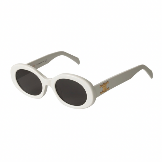 LENTES CELINE CL40194U 25A OVAL SHAPE BLANCO DORADO