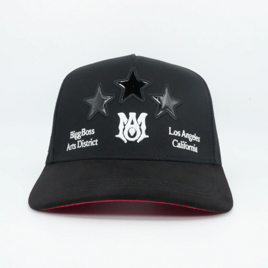 GORRA BIGG BOSS NEGRA 3 ESTRELLAS NEGRAS AMIRI