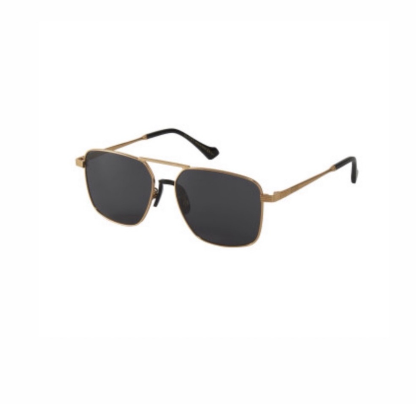 LENTES GUCCI GG0743S AVIATOR SQUARE METAL CAFE DORADO