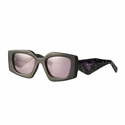 LENTES PRADA SPR 15Y 1AB-07Q SYMBOLE ABSTRACT VINO NEGRO
