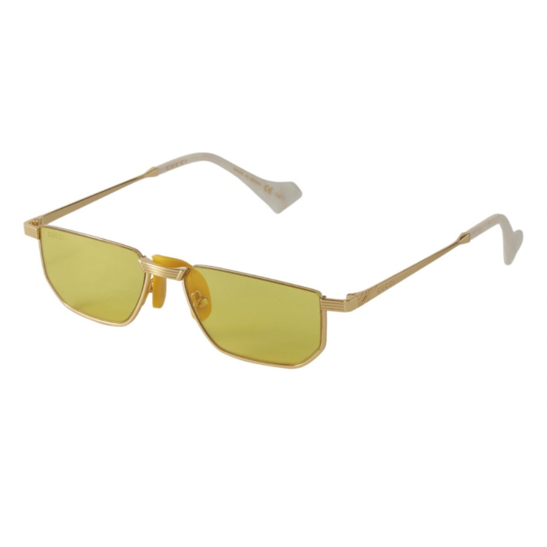 LENTES GUCCI GG0627S 001 FASHION INSPIRED AMBAR TRANSPARENTE DORADO