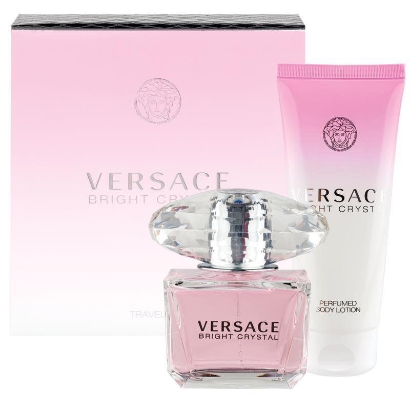 SET PERFUME VERSACE BRIGHT CRYSTAL 2PCS EDT 90ML