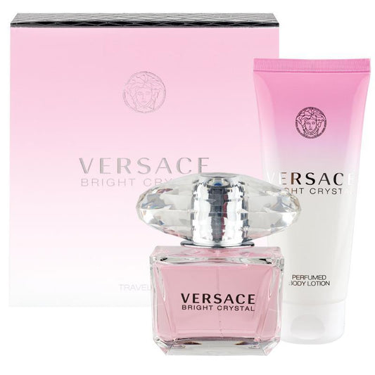 SET PERFUME VERSACE BRIGHT CRYSTAL 2PCS EDT 90ML