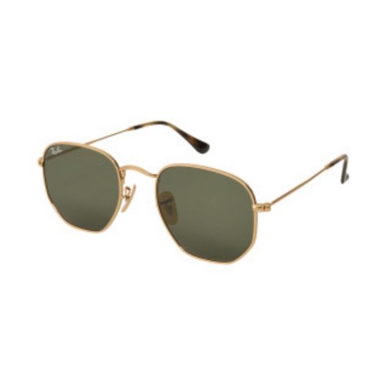 LENTES RAY BAN RB3548N 001 HEXAGONAL FLAT METAL G-15 ORIGINAL