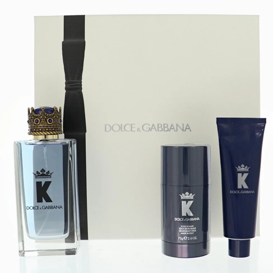 SET PERFUME DOLCE GABBANA K 3 PIEZAS DEO  EDT 100ML