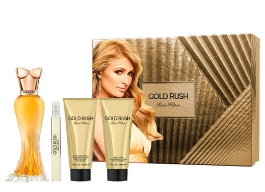 SET PERFUME PARIS HILTON GOLD RUSH EDP 100ML