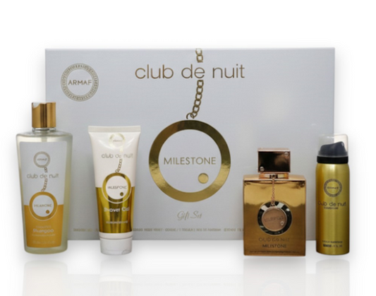 SET PERFUME ARMAF CLUB DE NUIT MILESTONE 4 PC EDP 105ML