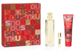 SET PERFUME TOUS 3 PIEZAS EDT 90ML