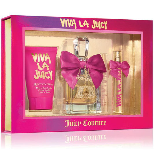 SET PERFUME VIVA LA JUICY 3 PIEZAS EDP 100ML