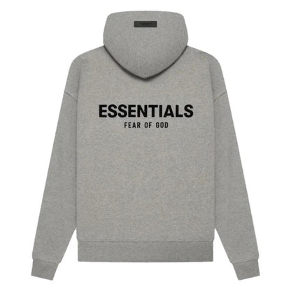 SUDADERA ESSENTIALS COLOR GRIS OBSCURO
