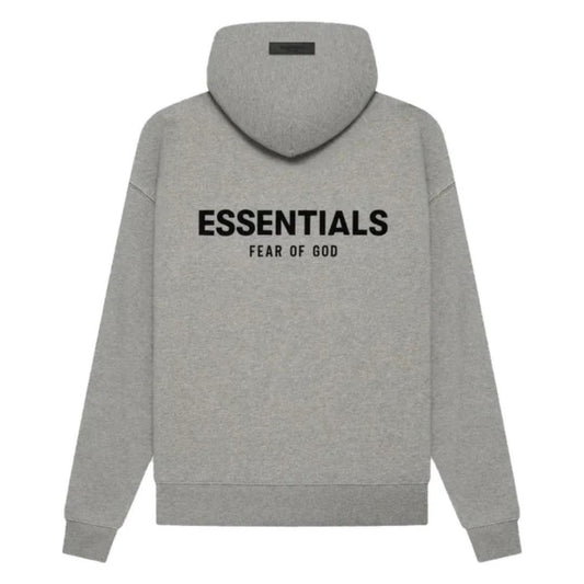 SUDADERA ESSENTIALS COLOR GRIS OBSCURO