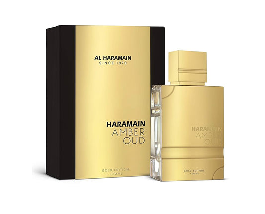 PERFUME AL HARAMAIN AMBER OUD GOLD 120ML